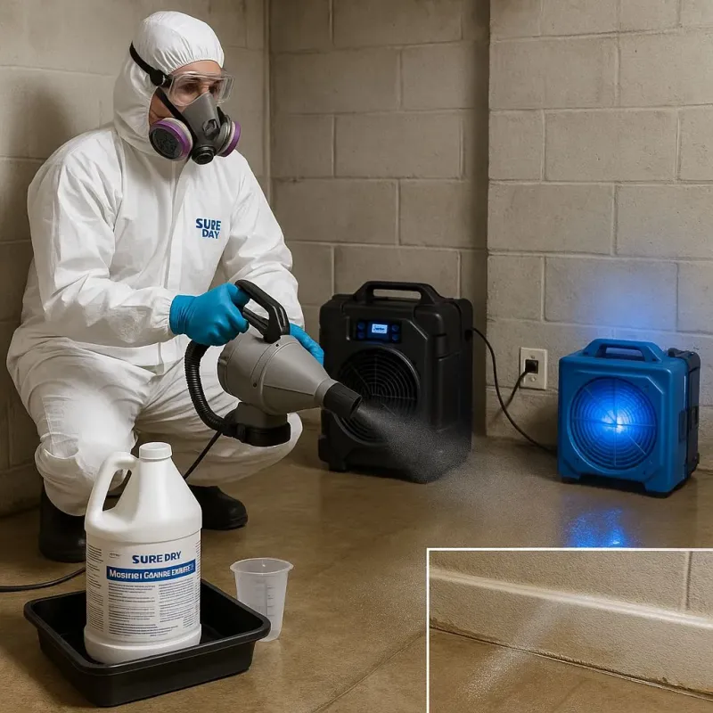 Sanitization and Odor Removal process in Clarksville, IN